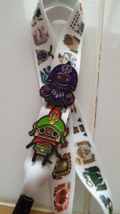 Pins ready to be shown off!