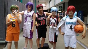 Kuroko no Basket cosplay group!