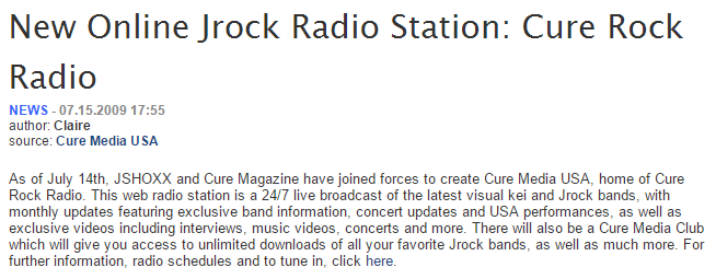 cure rock radio